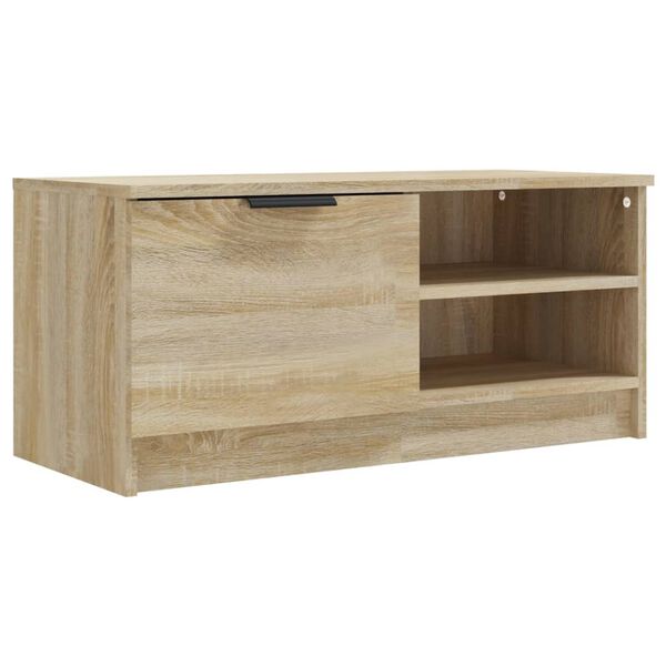 vidaXL Mobile Porta TV Rovere Sonoma 80x35x36,5cm in Legno Multistrato