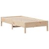 vidaXL Letto senza Materasso 75x190 cm in Legno Massello Pino