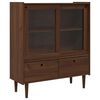 vidaXL Credenza BILBAO Caramello scuro 104 x 40 x 120 cm