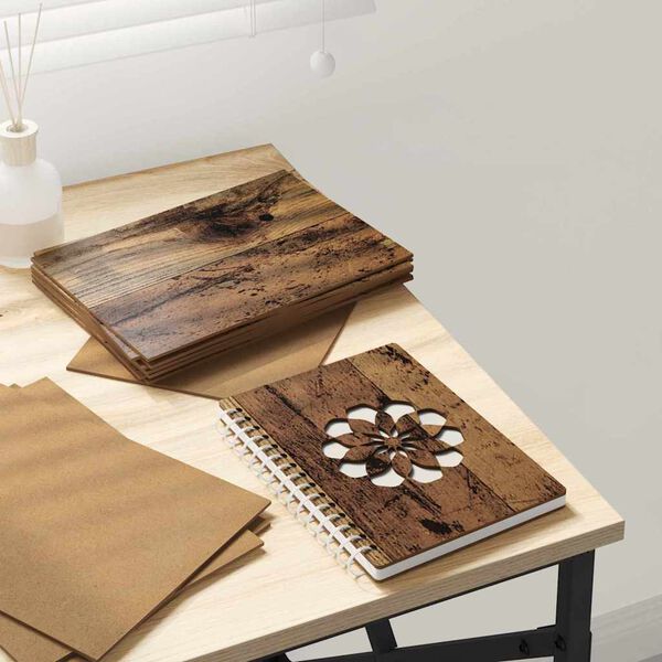 vidaXL Pannelli decorativi 150 pcs Legno vecchio 15 x 21 x 0.27 cm