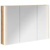 vidaXL Mobiletto per specchio da bagno Rovere Artigianale