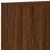 vidaXL Mobili TV Muro 2pz Rovere Marrone 40,5x30x40 Legno Multistrato