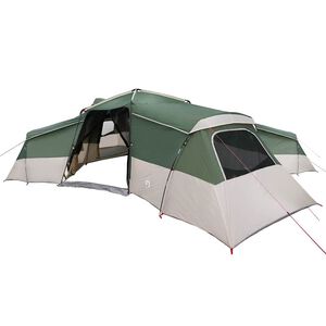 vidaXL Tenda Familiare con tetto Verde 833 x 585 x 216 cm taffet&agrave;