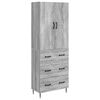 vidaXL Set di armadi 2 pz 66 x 34,5 x 90 cm Legno ingegnerizzato