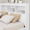 vidaXL Letto Libreria Bianco 140 x 200 cm Legno multistrato