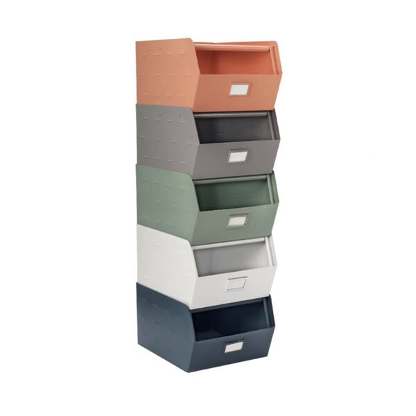 KidsDepot Scatola di Conservazione Original in Metallo Argento