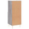 vidaXL Credenza Grigio Sonoma 34,5x34x90 cm in Legno Multistrato