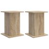 vidaXL Supporto per piante 2 pcs Rovere Sonoma 30,5 x 30 x 43 cm
