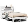 vidaXL Letto senza Materasso Bianco 135x190 cm Legno Massello di Pino