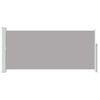 vidaXL Tenda da Sole Laterale Retrattile 140 x 300 cm Grigia