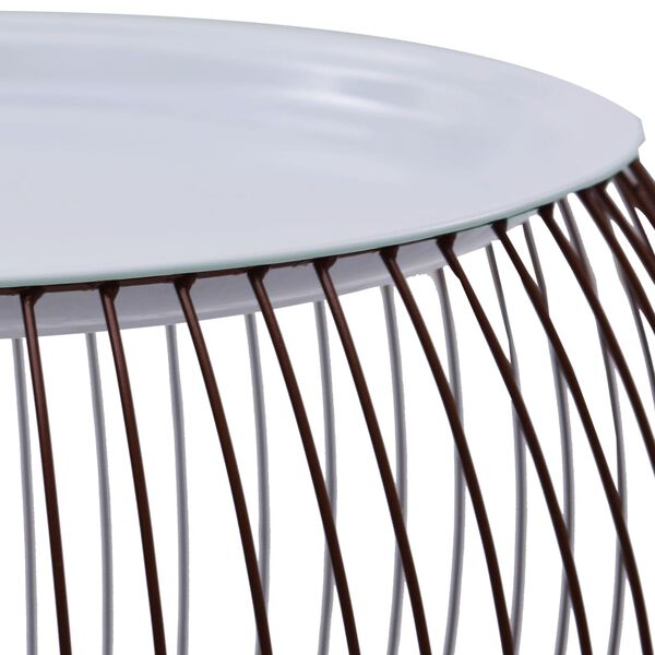 vidaXL Tavolino da Salotto Oro Ø 41 cm