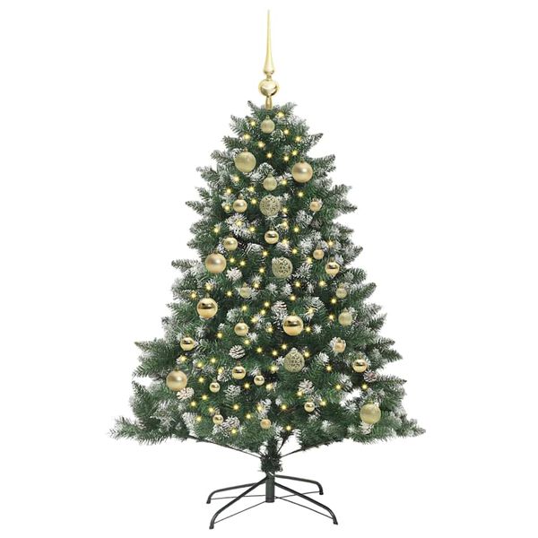 vidaXL Albero di Natale artificiale Verde 105 x 105 x 150 cm