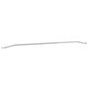 vidaXL Supporto per teloni per rimorchi Argento 136-218 cm