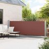 vidaXL Tenda Laterale Retrattile per Patio 140x600 cm Marrone