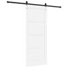 vidaXL Porta scorrevole ORKDAL Bianco 83 x 202 cm Pino massello