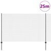 vidaXL Recinzione con Posto Grigio 1,6 x 25 m Acciaio e PVC