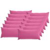vidaXL Cuscino 12 pz HEERLEN Rosa 40 x 80 cm Poliestere