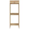 vidaXL Mobiletto per lavatrice Rovere artigianale 67,5 x 68 x 200 cm
