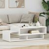 vidaXL Tavolino da salotto Bianco 105 x 50 x 32,5 cm Legno multistrato