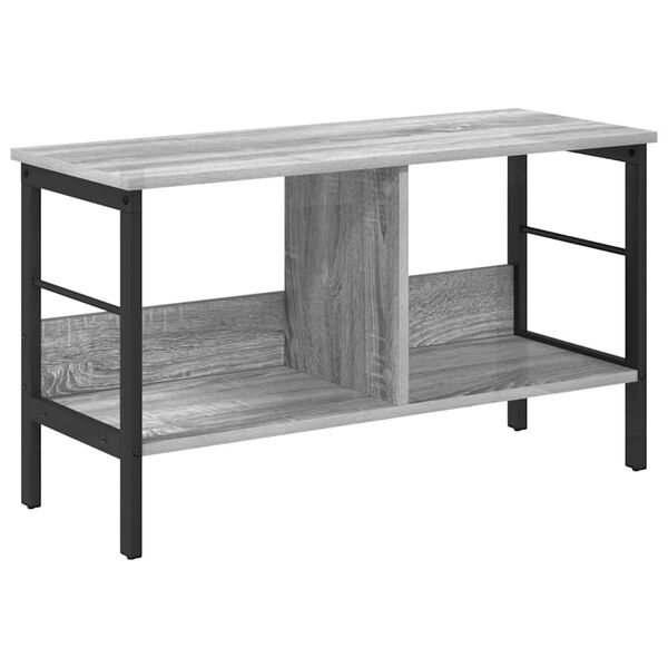 vidaXL Libreria Grigio Sonoma 82 x 32 x 47 cm Legno multistrato