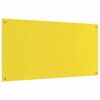 vidaXL Rivestimento da Cucina 2 pcs Giallo 120 x 60 cm vetro temperato