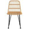 vidaXL Sedie da Giardino 2pz 48x62x84 cm Rattan PE