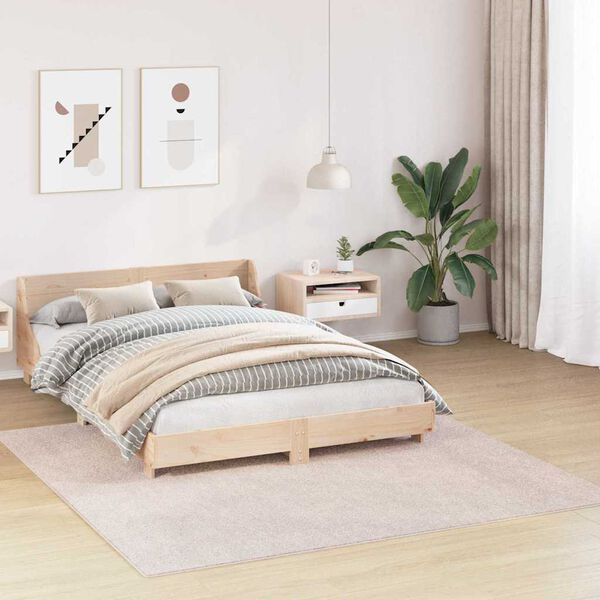 vidaXL Tappeto Shaggy Antiscivolo Crema 200 x 200 cm PP