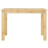 vidaXL Tavolo da Pranzo Panama 112x60x75 cm Legno Massello Pino