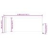 vidaXL Tenda da Sole Laterale Retrattile 100 x 300 cm Nera