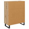 vidaXL Credenza Rovere artigianale 69,5 x 34 x 90 cm Legno multistrato
