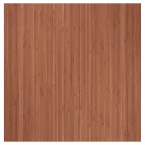 vidaXL Tappeto Rettangolare Marrone 100x100 cm in Bamb&ugrave;