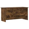 vidaXL Cassa di stoccaggio Rovere Fumo 100 x 40 x 50 cm