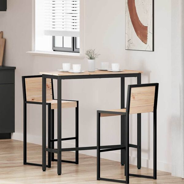 vidaXL tavolo Naturale 100 x 40 x 101 cm