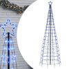 vidaXL Albero di Natale a LED con Punte 570 LED Blu 300 cm