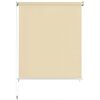 vidaXL Tenda a Rullo per Esterni 220x140 cm Crema
