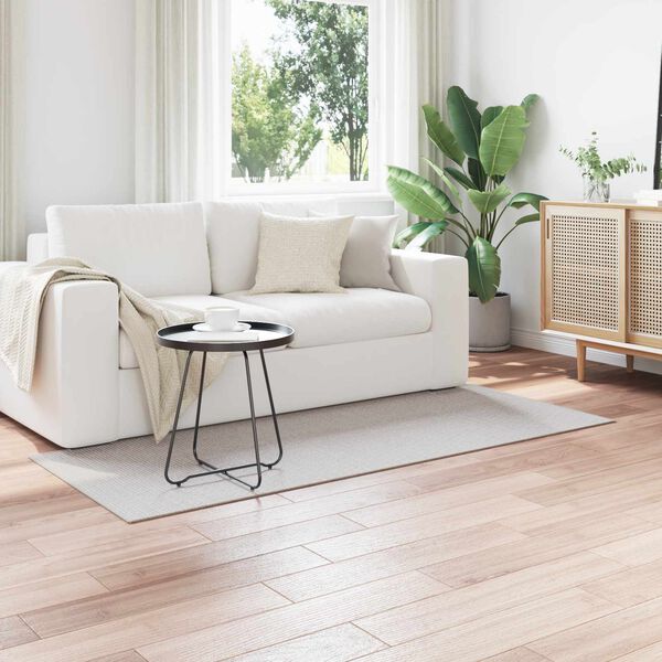 vidaXL Tappeti per area LUGO Crema e Grigio 200 x 80 cm Poliestere