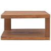 vidaXL Tavolino da Salotto 65x65x33 cm in Legno Massello di Teak