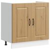vidaXL Mobile base lavello Kalmar Rovere Artigianale 80x46x81,5 cm