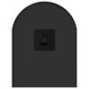 vidaXL Specchio da Parete Nero 50x20 cm Ovale