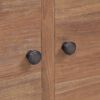 vidaXL Credenza 65x30x75 cm in Legno Massello di Teak