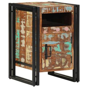 vidaXL Comodino 40x40x59 cm in Legno Massello di Recupero