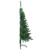 vidaXL Albero di Natale artificiale con luci integrate Verde 120 cm