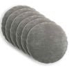 vidaXL Federa 6 pz HEERLEN Grigio Scuro &Oslash; 60 cm Tessuto Chenille