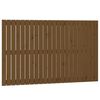 vidaXL Testiera da Parete Ambra 140x3x90 cm in Legno Massello di Pino