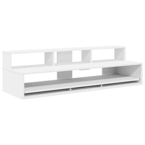 vidaXL Scrivania studio Bianco 130 x 42,5 x 36 cm Legno ingegnerizzato