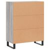 vidaXL Credenza Grigio Sonoma 69,5x34x90 cm in Legno Multistrato