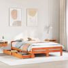 vidaXL Letto senza Materasso Marrone Cera 160x200 cm in Legno di Pino