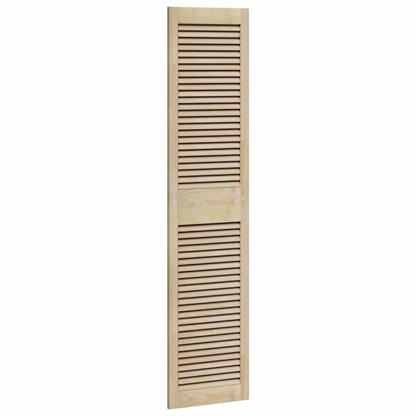 vidaXL Porta per Armadio 2 pcs Naturale 140.5 x 2.1 x 49.5 cm