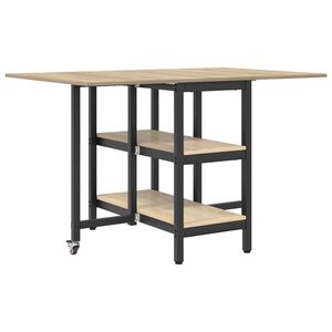 vidaXL Tavolo da Pranzo 122 x 80 x 76,5 cm Legno ingegnerizzato