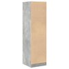 vidaXL Armadietto da Farmacia Grigio Cemento 40x41x144,5 cm Truciolato